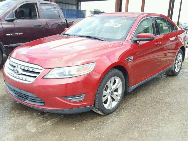 1FAHP2EW6AG159787 - 2010 FORD TAURUS RED photo 2