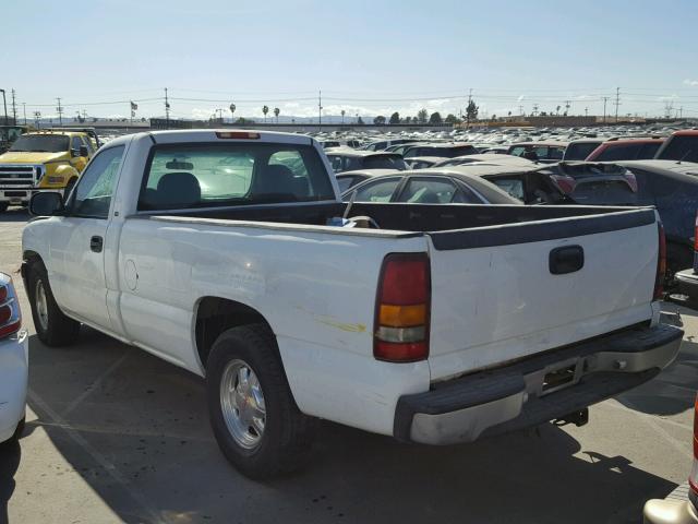 1GCEC14W91Z177922 - 2001 CHEVROLET SILVERADO WHITE photo 3