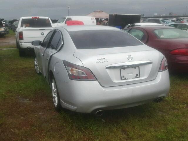 1N4AA5AP7DC802839 - 2013 NISSAN MAXIMA S SILVER photo 3