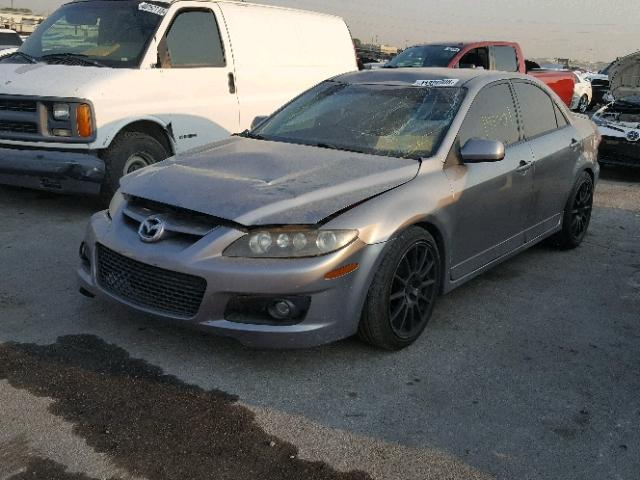 JM1GG12L661100579 - 2006 MAZDA SPEED 6 GRAY photo 2