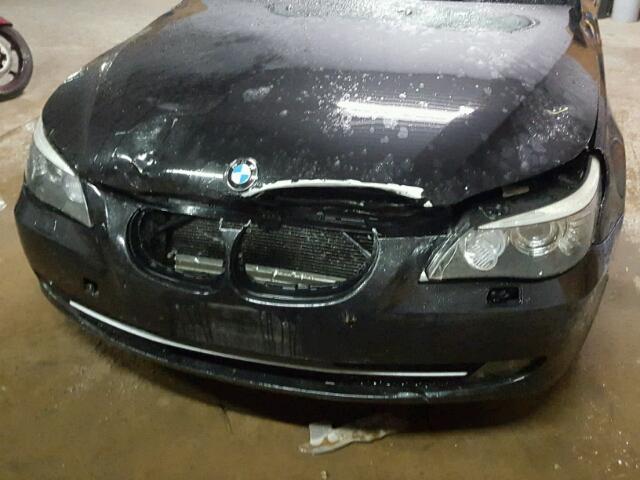 WBANV93539C135081 - 2009 BMW 535 XI BLACK photo 9