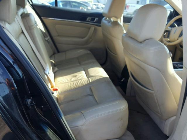 1LNHM93R99G608606 - 2009 LINCOLN MKS BLACK photo 6