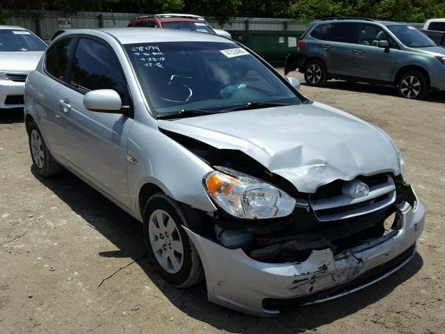 KMHCM3AC2AU161547 - 2010 HYUNDAI ACCENT BLU SILVER photo 1