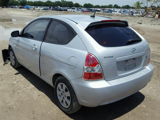 KMHCM3AC2AU161547 - 2010 HYUNDAI ACCENT BLU SILVER photo 3