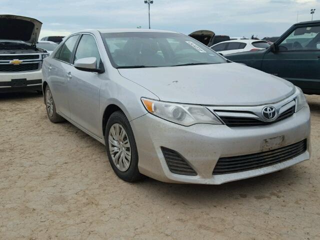 4T4BF1FK6CR247608 - 2012 TOYOTA CAMRY SILVER photo 1