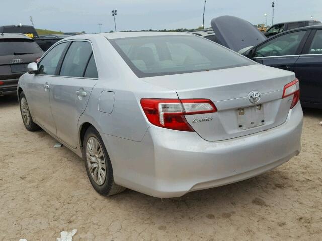 4T4BF1FK6CR247608 - 2012 TOYOTA CAMRY SILVER photo 3