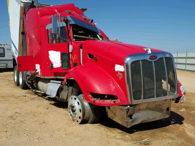 1XPHD49X08D749138 - 2008 PETERBILT 386 RED photo 1