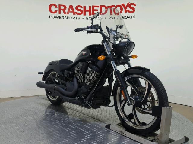 5VPGA36N7E3037117 - 2014 VICTORY MOTORCYCLES VEGAS 8-BA BLACK photo 2