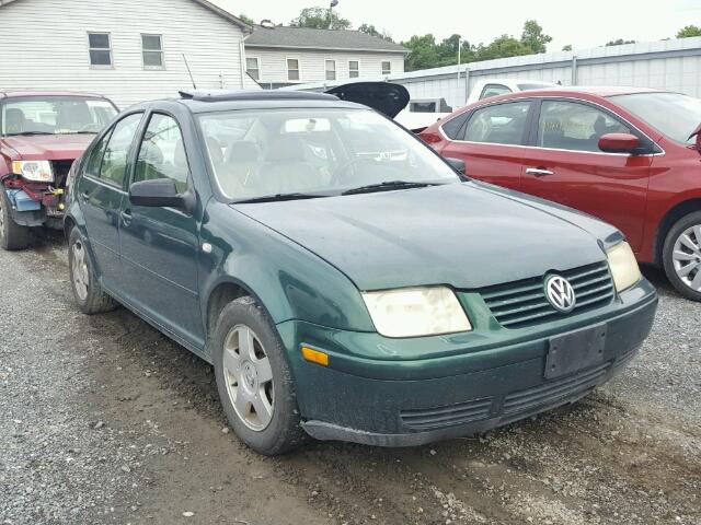 3VWSP69M42M007382 - 2002 VOLKSWAGEN JETTA GLS GREEN photo 1