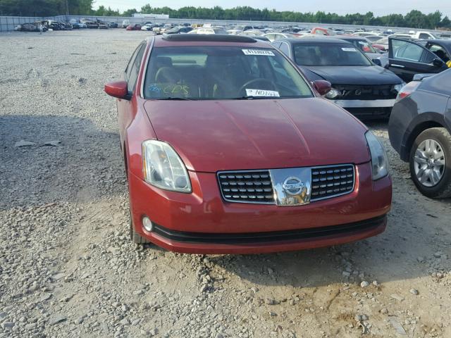 1N4BA41E74C917373 - 2004 NISSAN MAXIMA SE RED photo 9