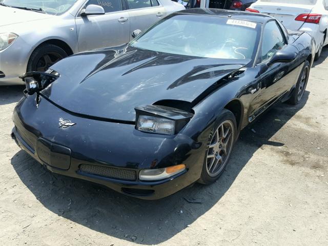 1G1YY12S545129353 - 2004 CHEVROLET CORVETTE Z BLACK photo 2