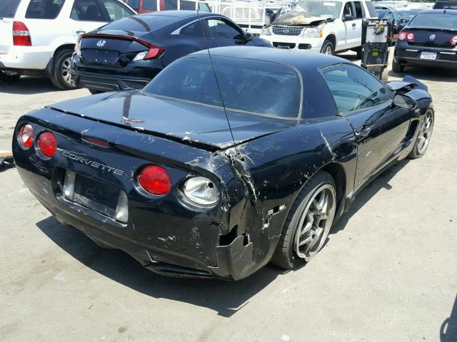 1G1YY12S545129353 - 2004 CHEVROLET CORVETTE Z BLACK photo 4