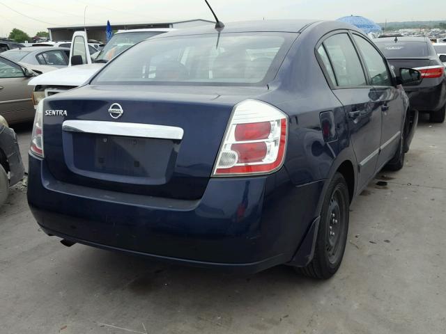 3N1AB6APXAL668568 - 2010 NISSAN SENTRA 2.0 BLUE photo 4