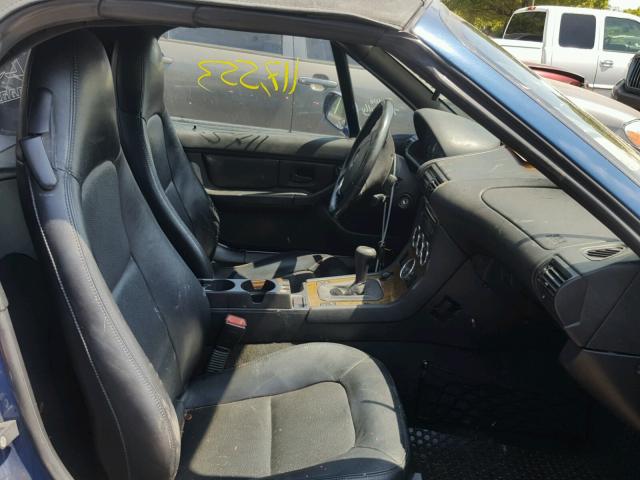 WBACN33471LK45499 - 2001 BMW Z3 2.5 BLUE photo 5