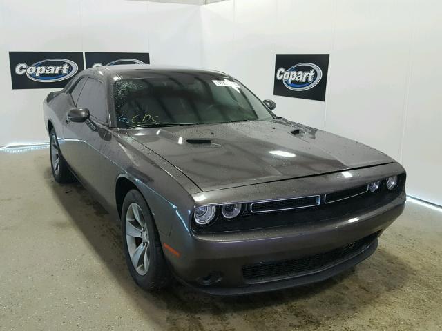 2C3CDZAG0FH901072 - 2015 DODGE CHALLENGER GRAY photo 1