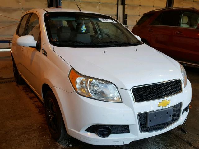 KL1TD6DE0BB124455 - 2011 CHEVROLET AVEO LS WHITE photo 1