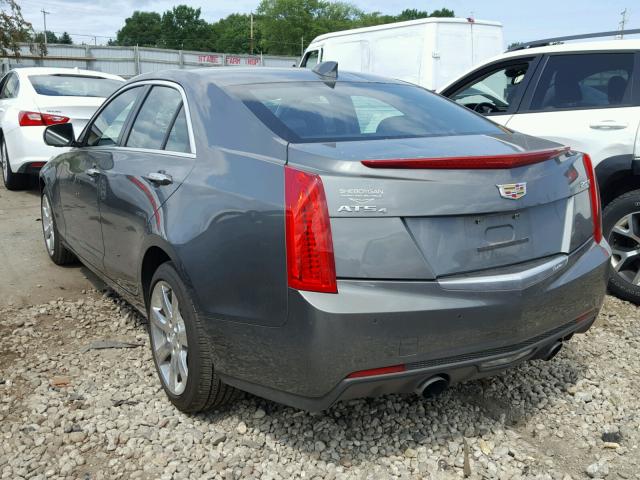 1G6AH5RX6G0106461 - 2016 CADILLAC ATS LUXURY GRAY photo 3