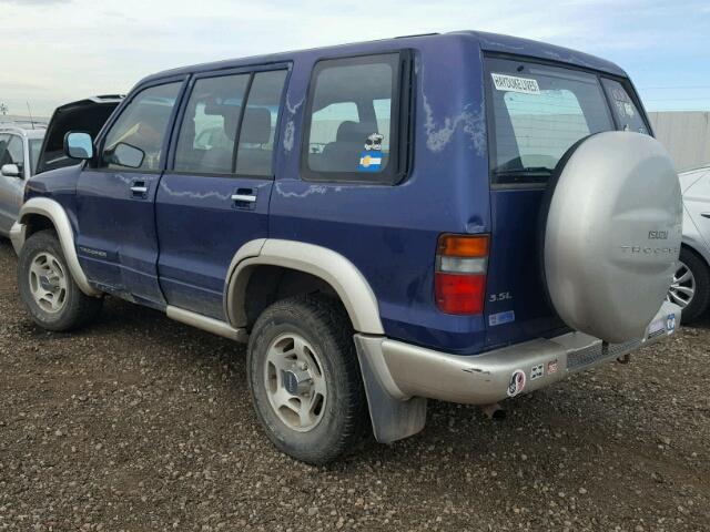 JACDJ58X1W7901261 - 1998 ISUZU TROOPER S BLUE photo 3