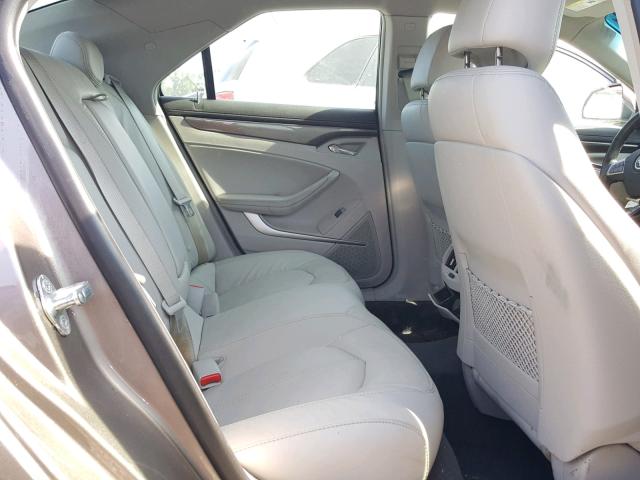 1G6DA5E56C0139377 - 2012 CADILLAC CTS BROWN photo 6