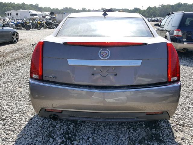 1G6DA5E56C0139377 - 2012 CADILLAC CTS BROWN photo 9