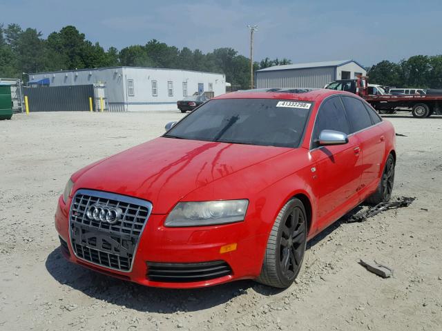 WAUGN74F37N027467 - 2007 AUDI S6 QUATTRO RED photo 2