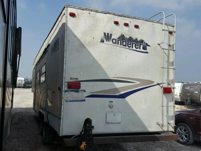 4XTFS25212C231497 - 2002 WAND TRAILER WHITE photo 3