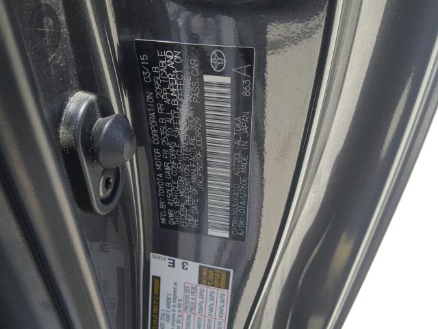 JTKJF5C79FJ009929 - 2015 TOYOTA SCION TC 灰色 照片 10