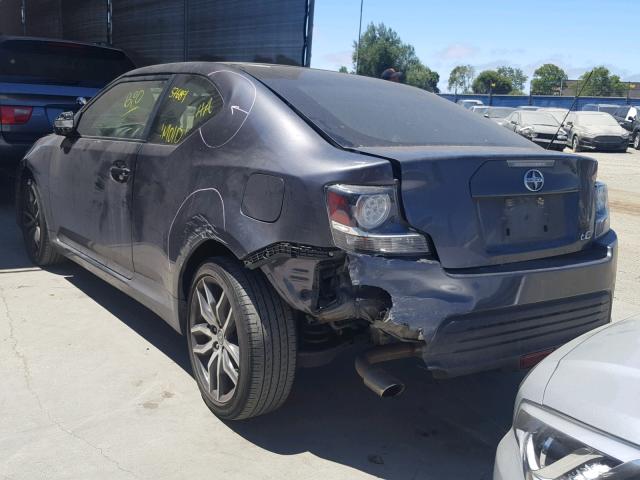 JTKJF5C79FJ009929 - 2015 TOYOTA SCION TC 灰色 照片 3