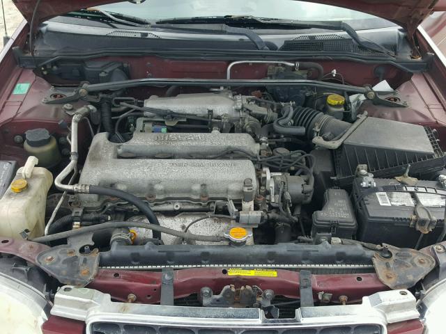 3N1BB51D31L127320 - 2001 NISSAN SENTRA SE RED photo 7