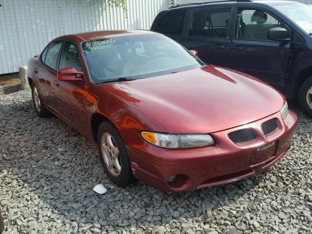 1G2WK52J12F276831 - 2002 PONTIAC GRAND PRIX RED photo 1