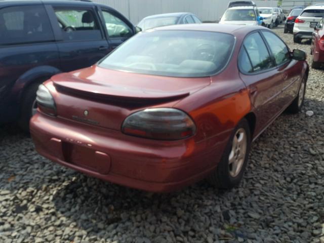 1G2WK52J12F276831 - 2002 PONTIAC GRAND PRIX RED photo 4