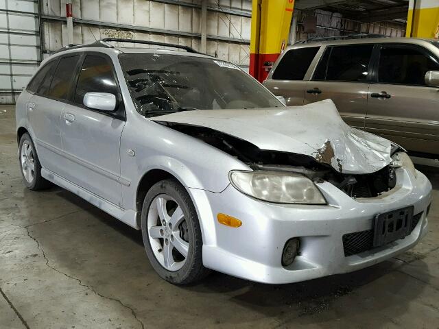 JM1BJ245031130060 - 2003 MAZDA PROTEGE PR SILVER photo 1