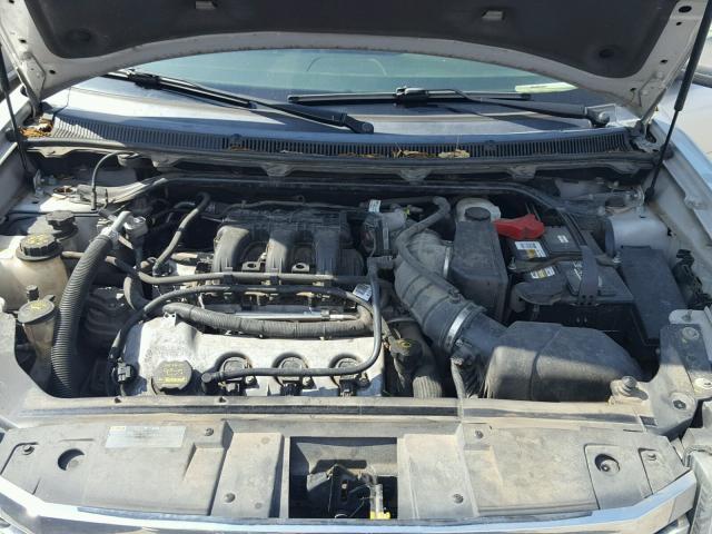 2FMGK5BC6ABA38874 - 2010 FORD FLEX SE SILVER photo 7