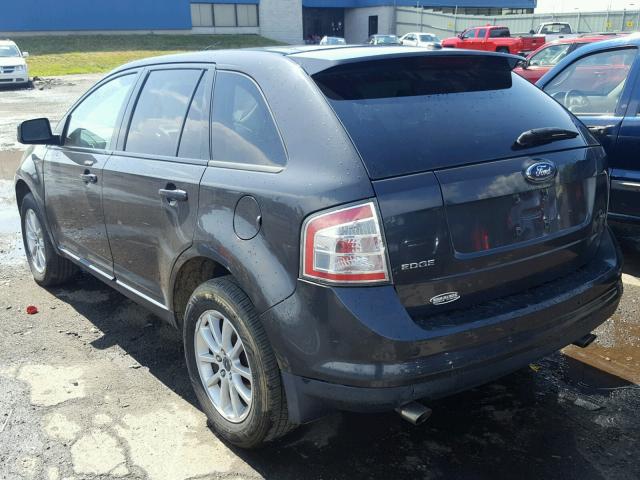 2FMDK39C37BA80022 - 2007 FORD EDGE SEL P CHARCOAL photo 3