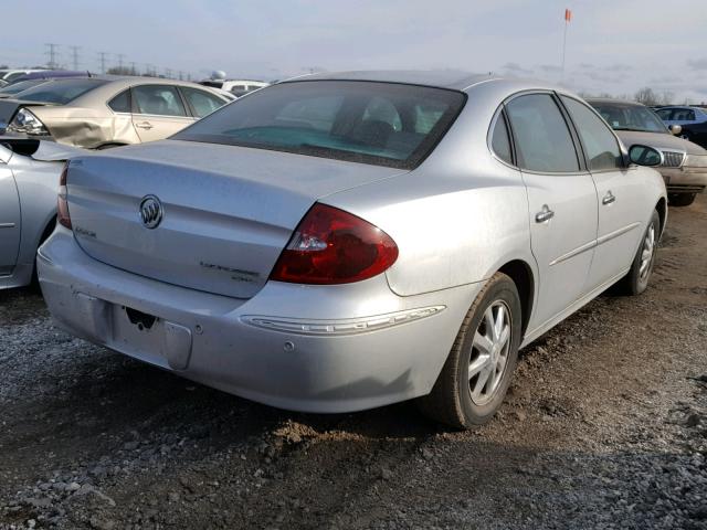 2G4WD562651265792 - 2005 BUICK LACROSSE C SILVER photo 4