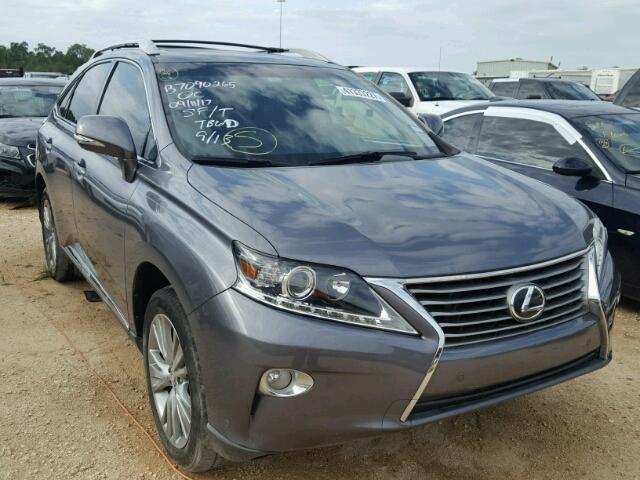 2T2ZK1BA0DC115170 - 2013 LEXUS RX GRAY photo 1