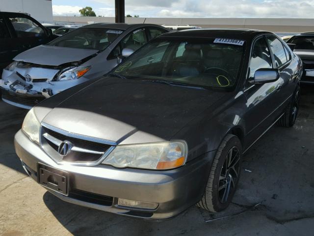 19UUA56613A045357 - 2003 ACURA 3.2TL GRAY photo 2