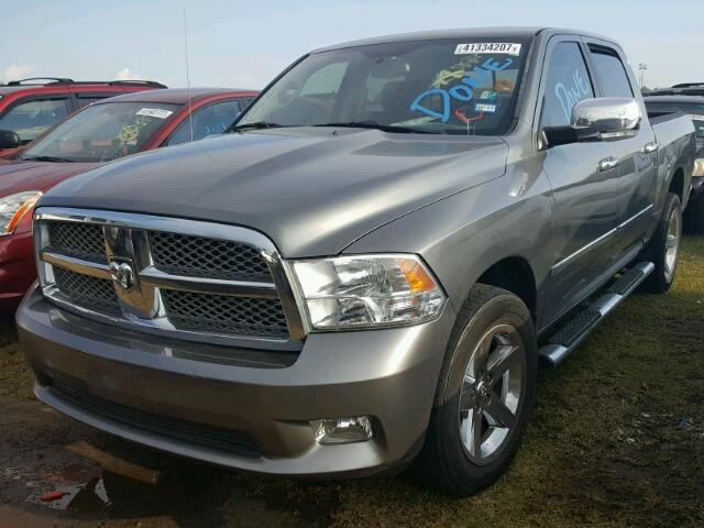 1C6RD7PTXCS328823 - 2012 DODGE RAM 1500 GRAY photo 2