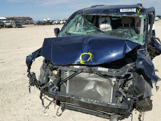 2C4RDGDG0DR587095 - 2013 DODGE GRAND CARA BLUE photo 9