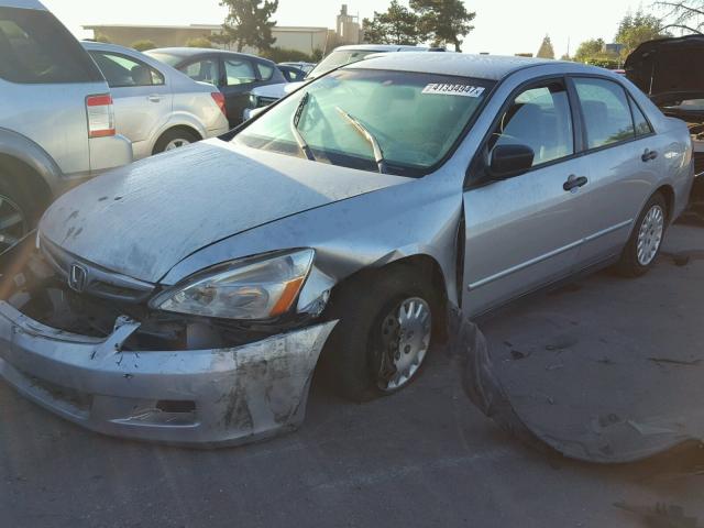 1HGCM56187A225545 - 2007 HONDA ACCORD VAL SILVER photo 2