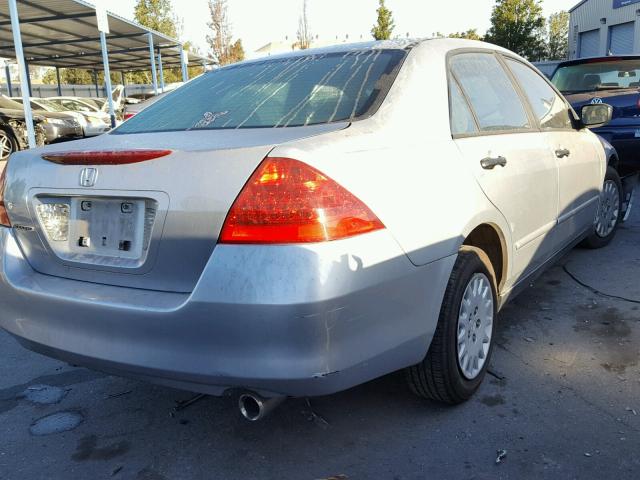 1HGCM56187A225545 - 2007 HONDA ACCORD VAL SILVER photo 4