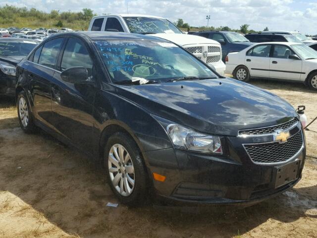 1G1PC5SH1B7146304 - 2011 CHEVROLET CRUZE LS BLACK photo 1