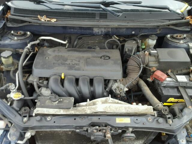 2T1KR32E43C095634 - 2003 TOYOTA COROLLA MA BLUE photo 7