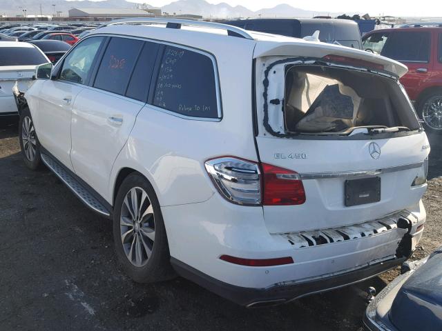 4JGDF6EE9FA615488 - 2015 MERCEDES-BENZ GL 450 4MA WHITE photo 3