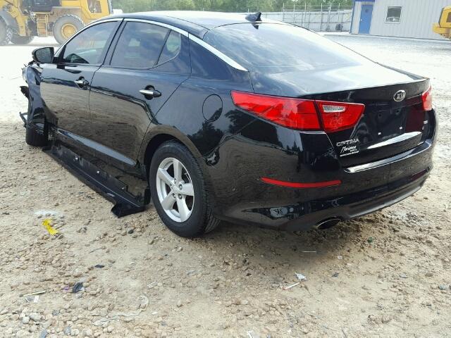 5XXGM4A74EG268190 - 2014 KIA OPTIMA LX BLACK photo 3