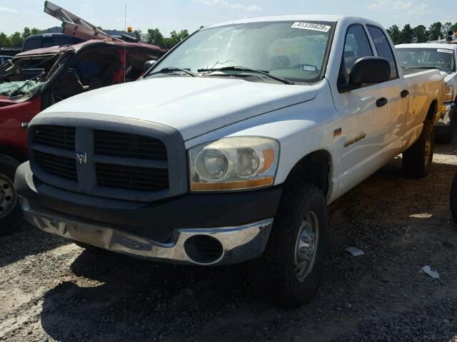 1D7KS28D96J200454 - 2006 DODGE RAM 2500 S WHITE photo 2