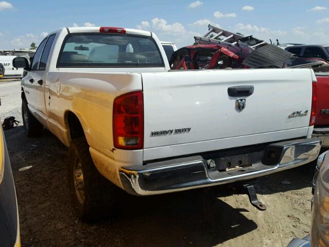 1D7KS28D96J200454 - 2006 DODGE RAM 2500 S WHITE photo 3
