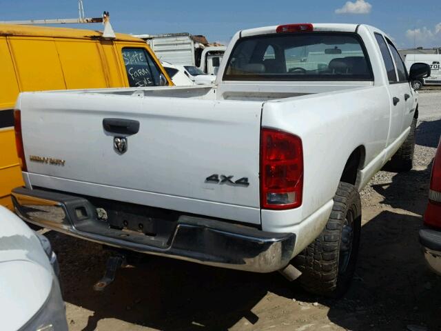 1D7KS28D96J200454 - 2006 DODGE RAM 2500 S WHITE photo 4