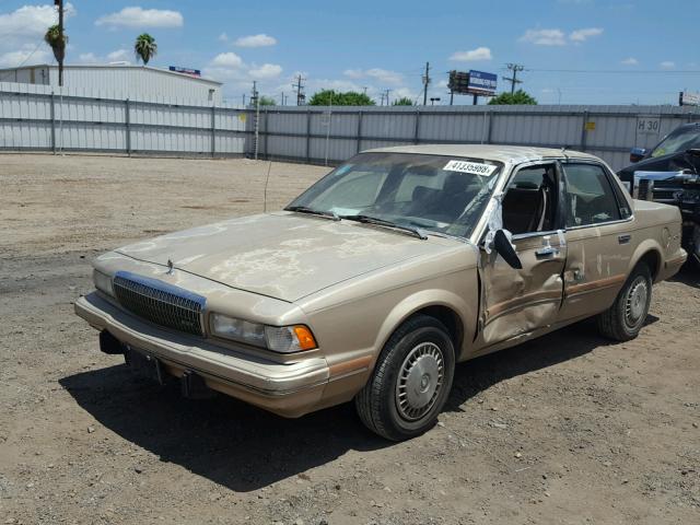 1G4AG55N8P6468904 - 1993 BUICK CENTURY SP GOLD photo 2
