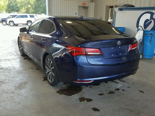 19UUB2F56FA017223 - 2015 ACURA TLX TECH BLUE photo 3